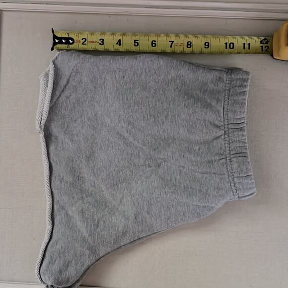 Olivaceous gray distressed sweat-shorts with rolled hems and pockets. NWOT  L - Picture 8 of 10